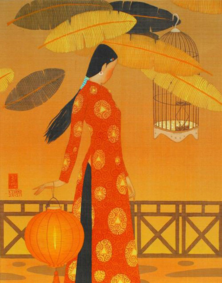 Autumn noon 1-Vietnamese Painting