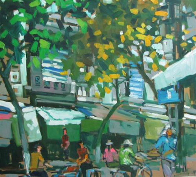 Hanoi end of Summer 01-Original Asian Art