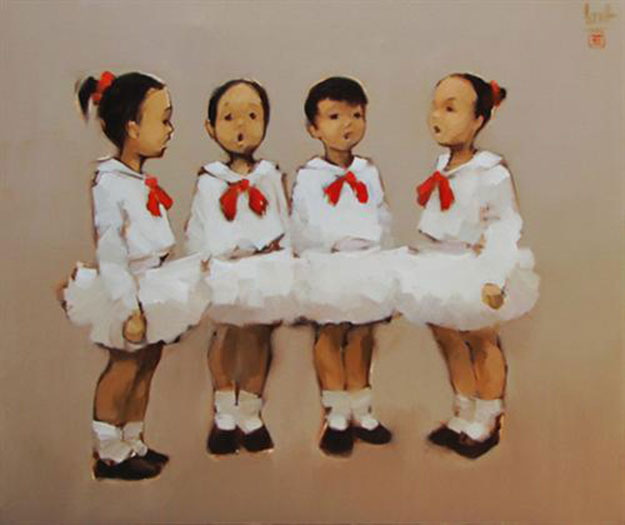 Little chorus-Original Vietnamese Art