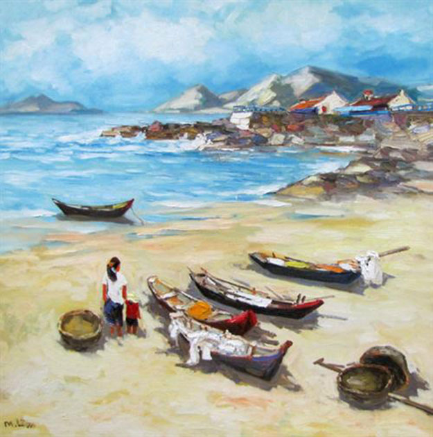 Sea view 01-Original Vietnamese Art
