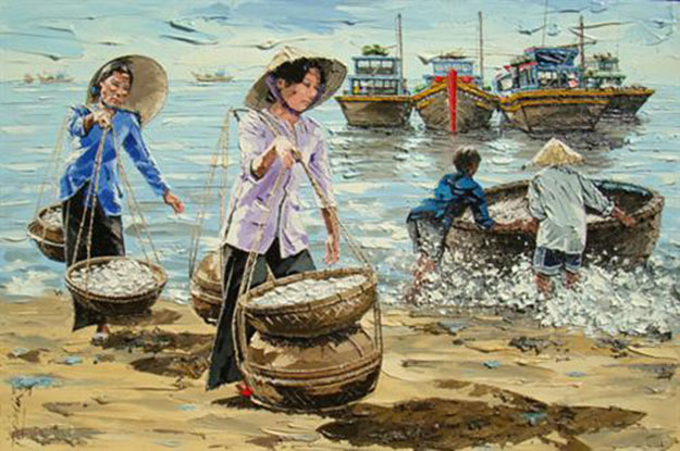 Sea view -Original Vietnamese Art Gallery