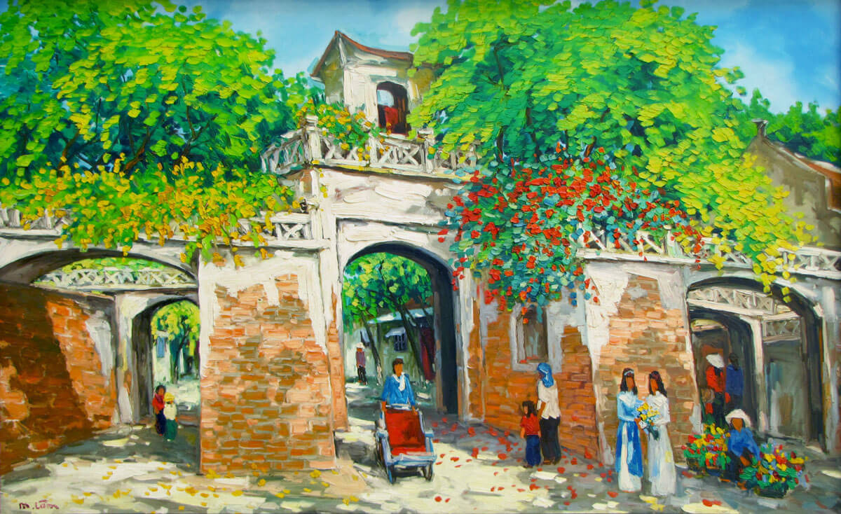 The Old Gate-Original Vietnamese Art