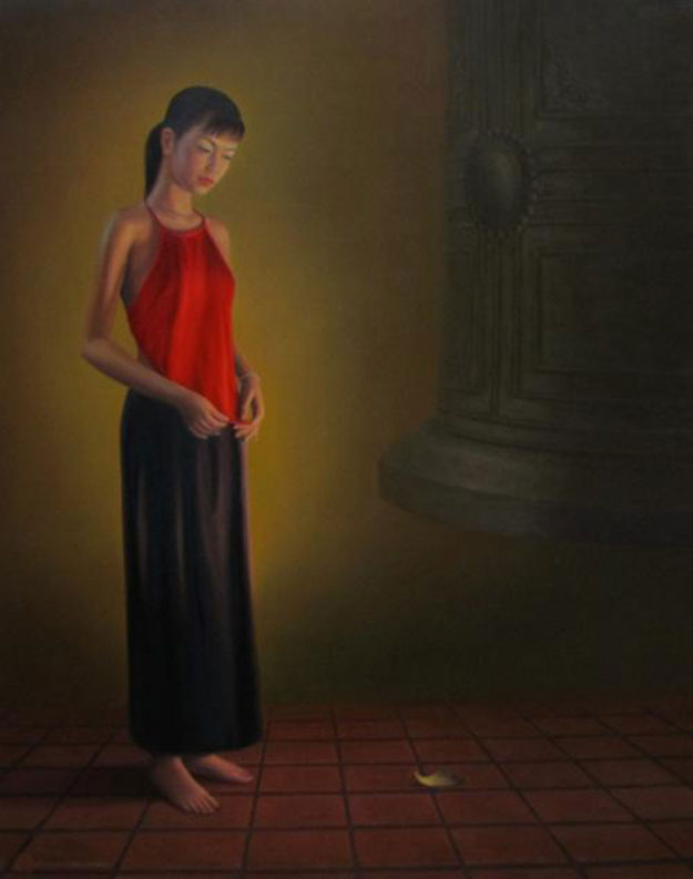 Young lady-Vietnamese Painting