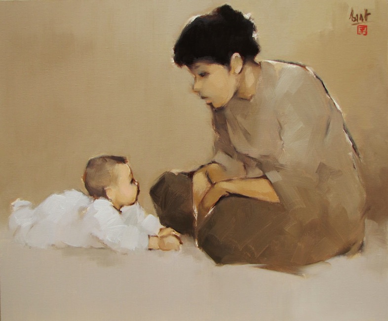 The Mother 02-Original Vietnamese Art