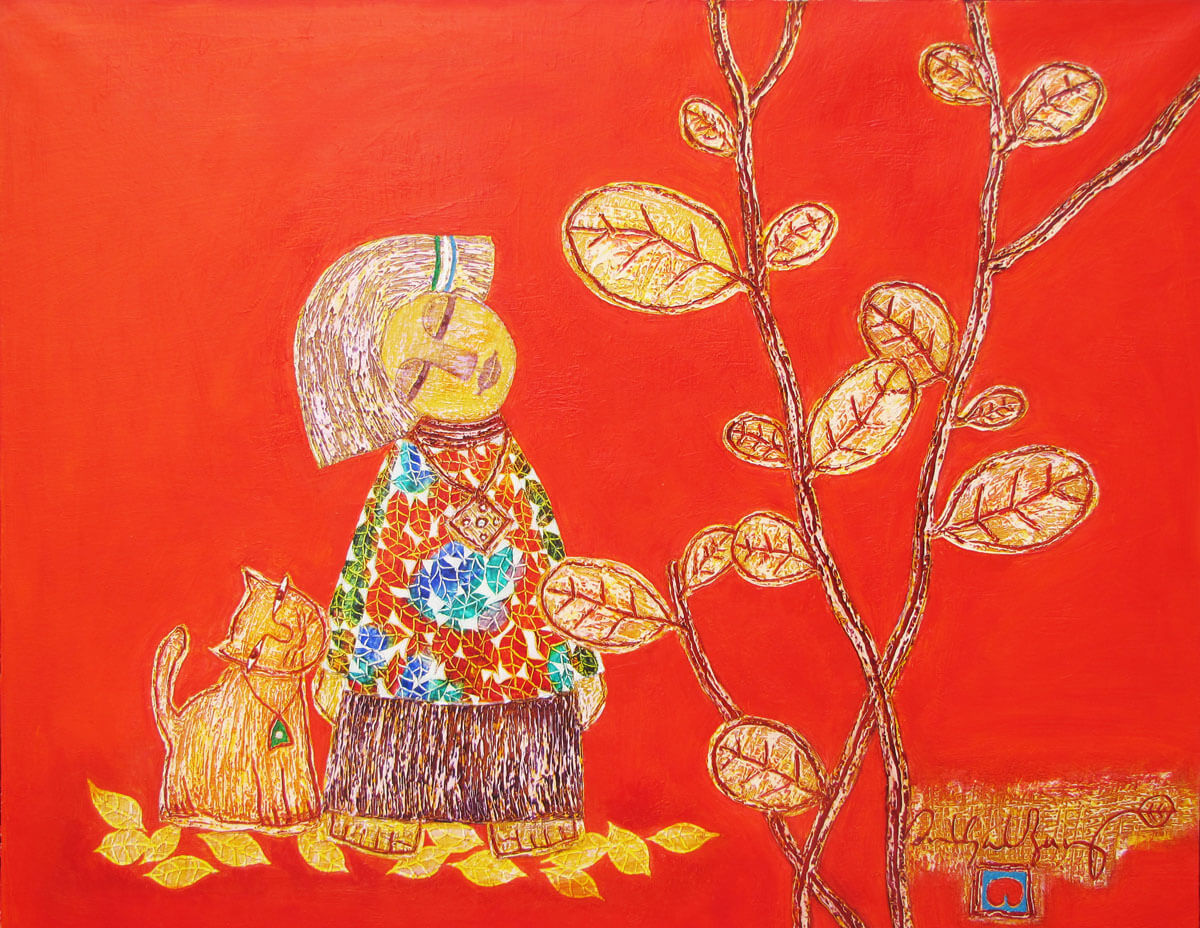 Childhood memory 02-Vietnamese Painting