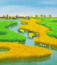Harvest-Vietnamese Painting