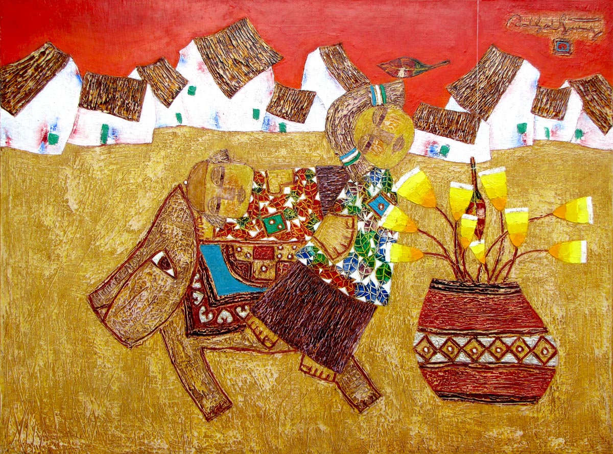 Vietnamese Art-Old Town and The Rocking Horse