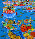 Tran Thu Huong-Floating market-100x120cm