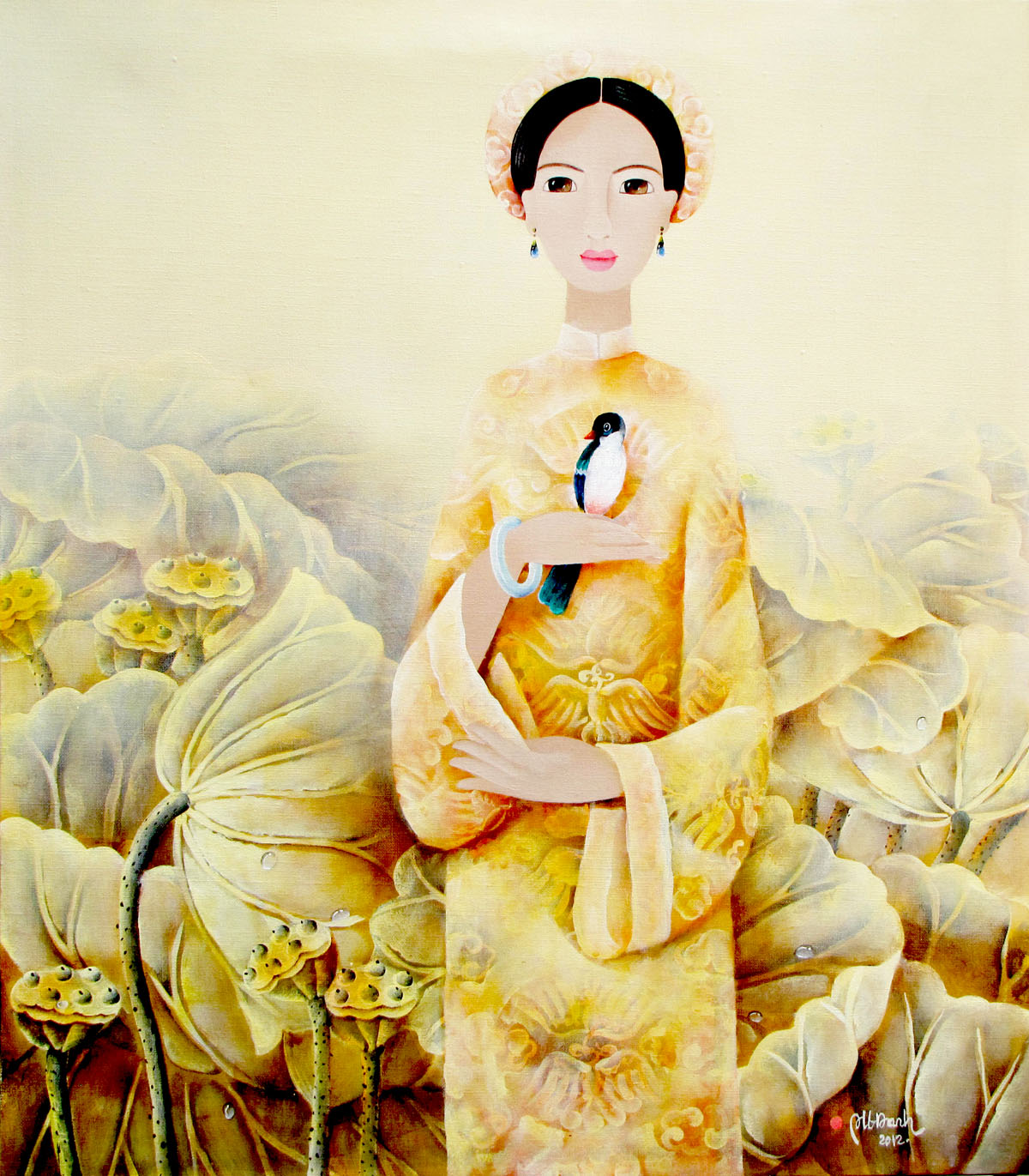 abstract portrait paintings|Vietnam Artist