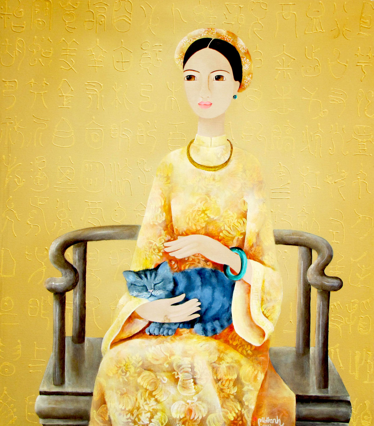 abstract portrait paintings|Vietnam Artist