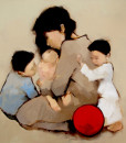 Mother and sons-80x95cm